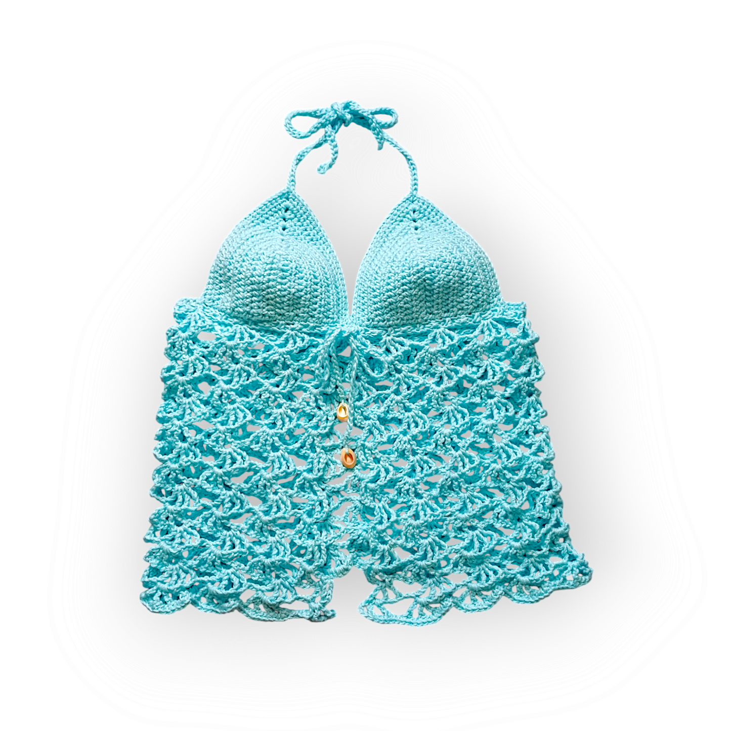 Mermaid Lace Halter top