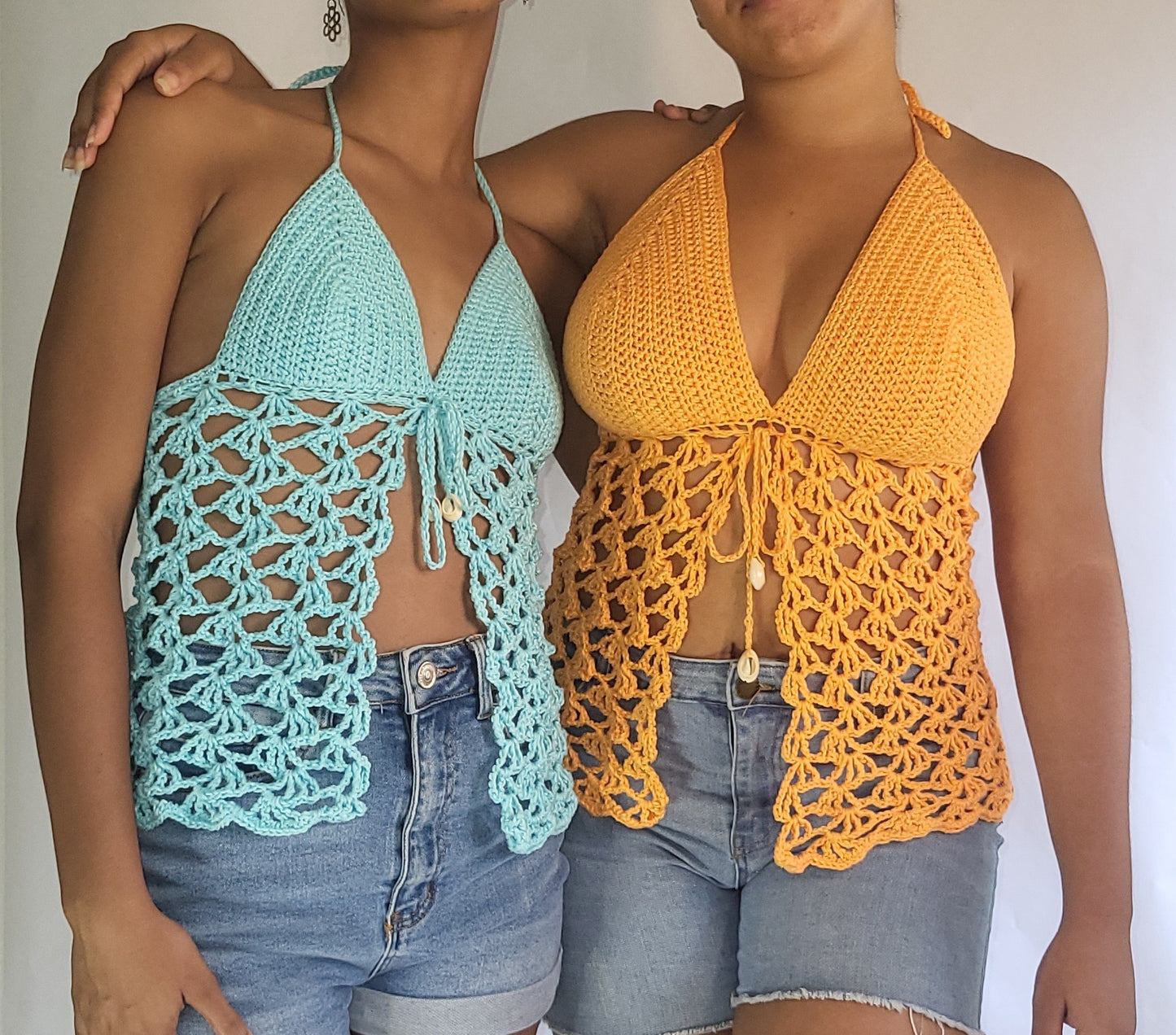 Mermaid Lace Halter top